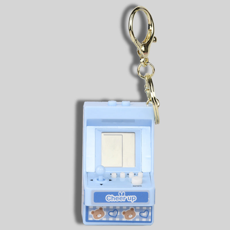 Llavero de consola de juegos de mano de PVC al por mayor