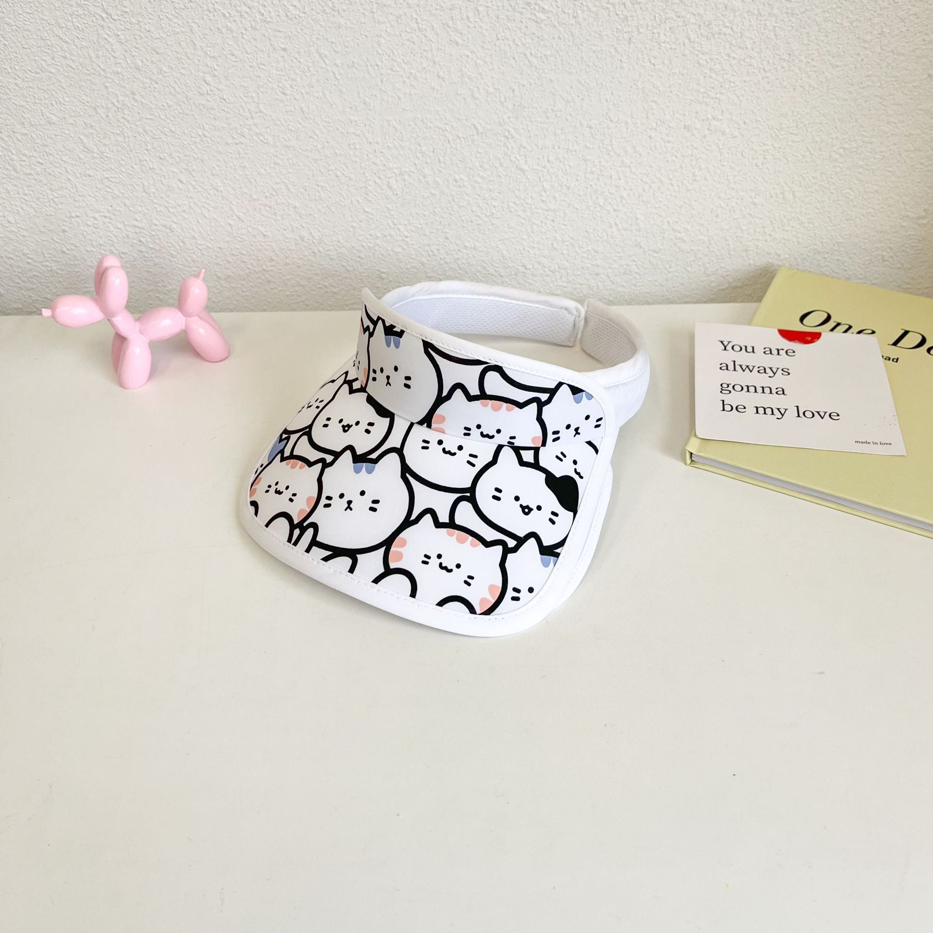 Cartoon de algodón para niños de verano al por mayor Big Brim Sunshade Top de copa vacía