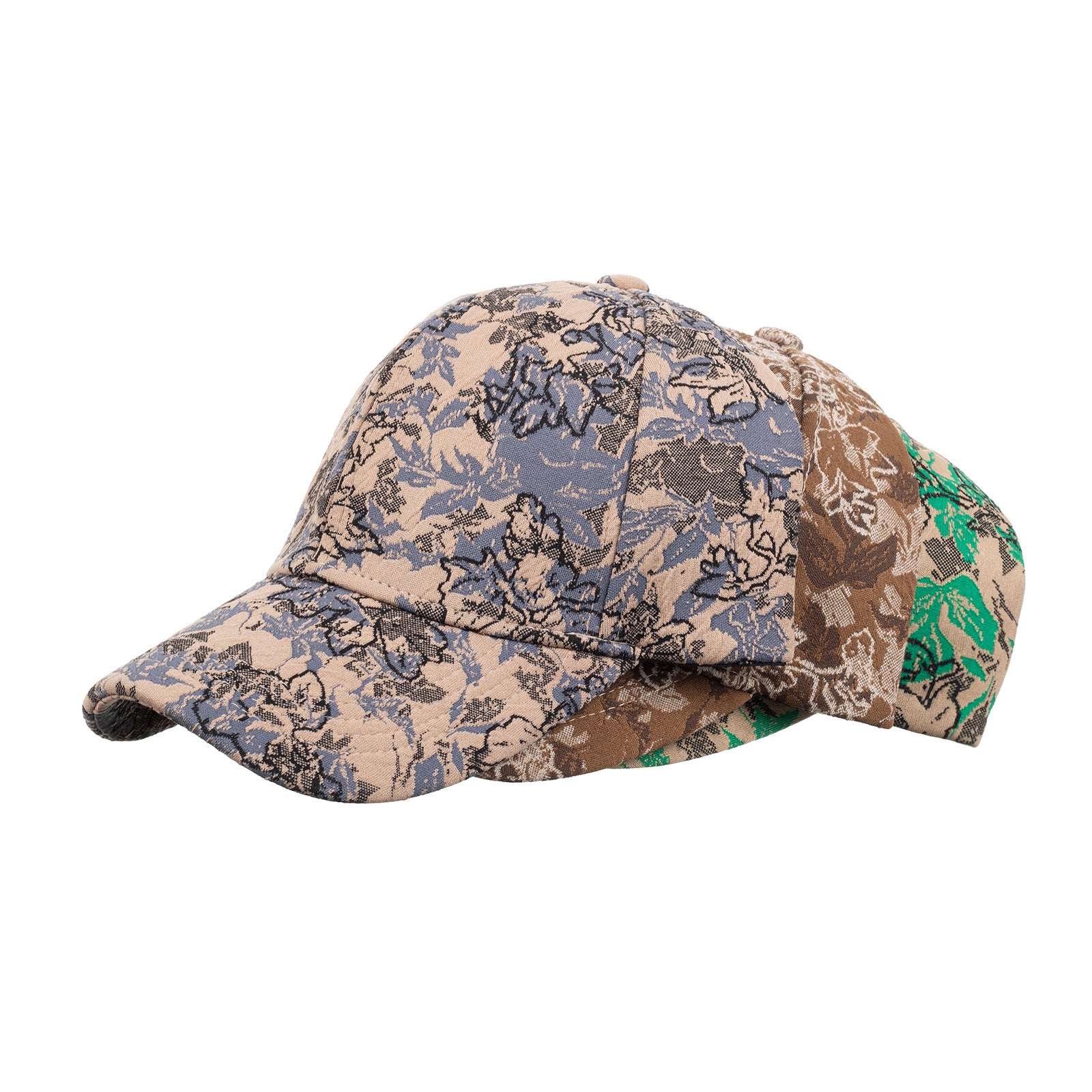 Wholesale National style outdoor sun protection hat jacquard hard top baseball cap