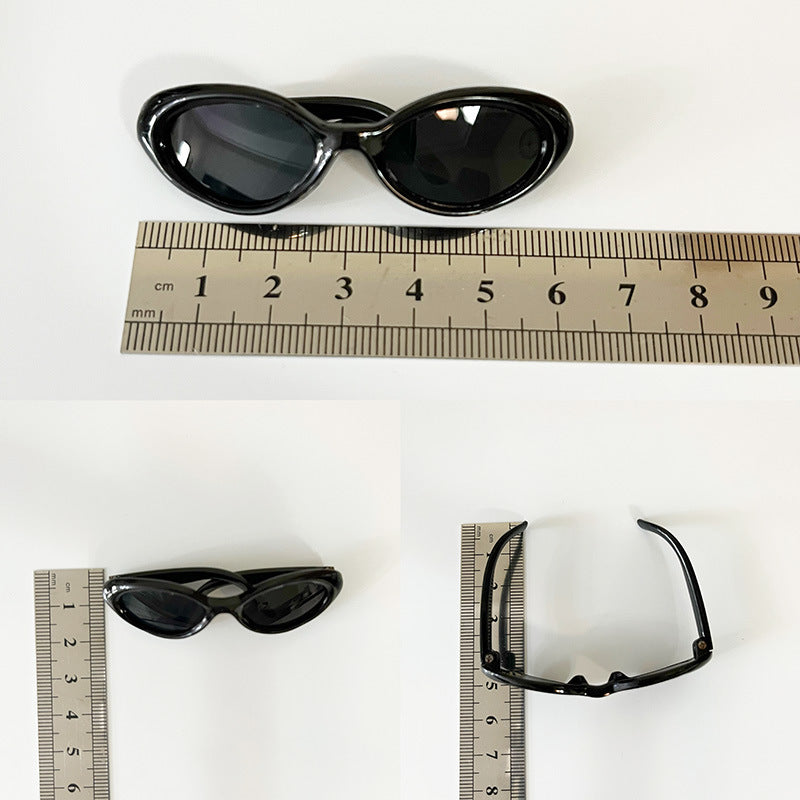 Wholesale 6. 5cm wide glasses doll sunglasses Doll Accessories