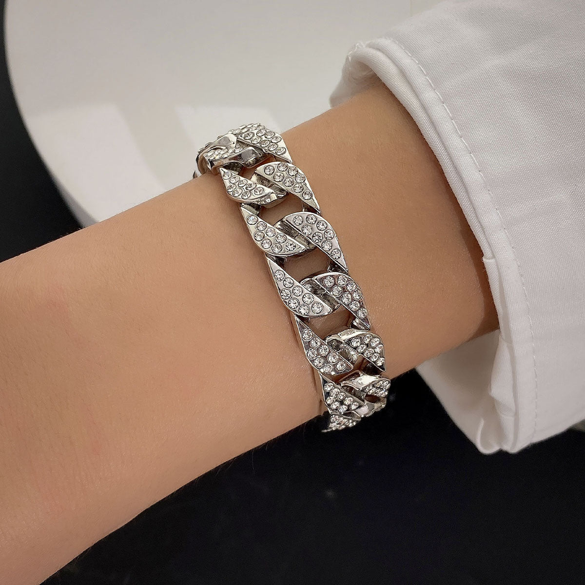 Wholesale Full Diamond Vintage Bracelet Set