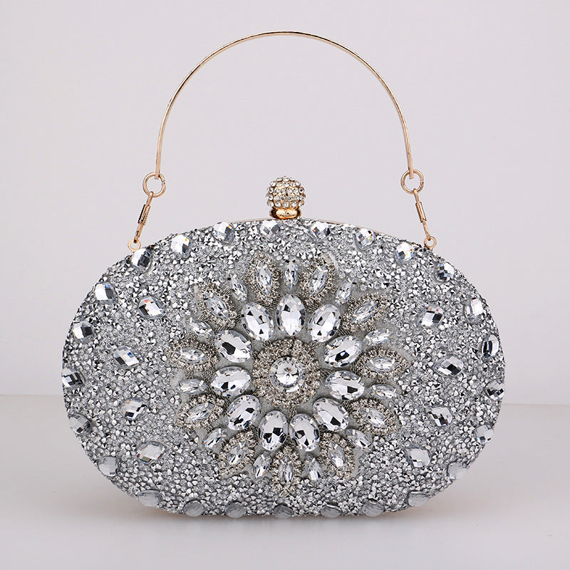 Wholesale Polyester Diamond Evening Bag