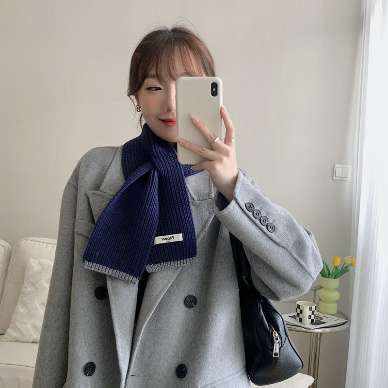 Wholesale Winter Cross Knitted Warm Wool Scarf