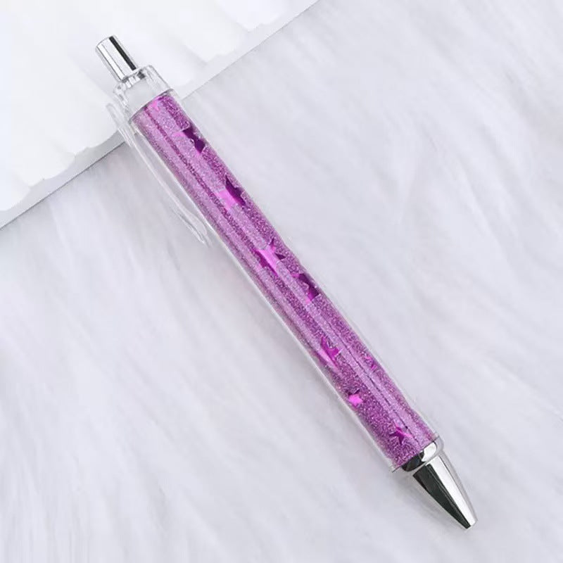 Wholesale Christmas & Pink Bow & Blingbling Roll Paper Ballpoint Pen
