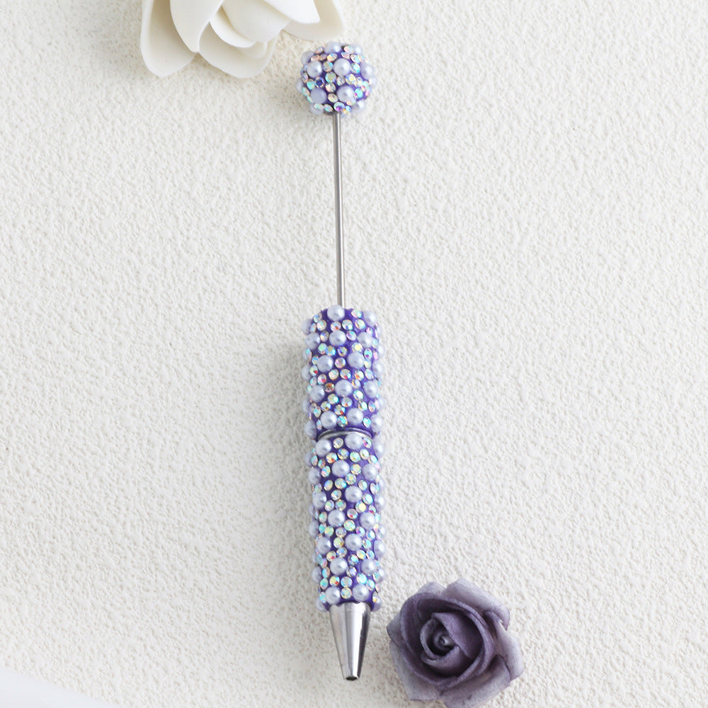 Wholesale 5pcs Colorful pearl daisy beadable pens