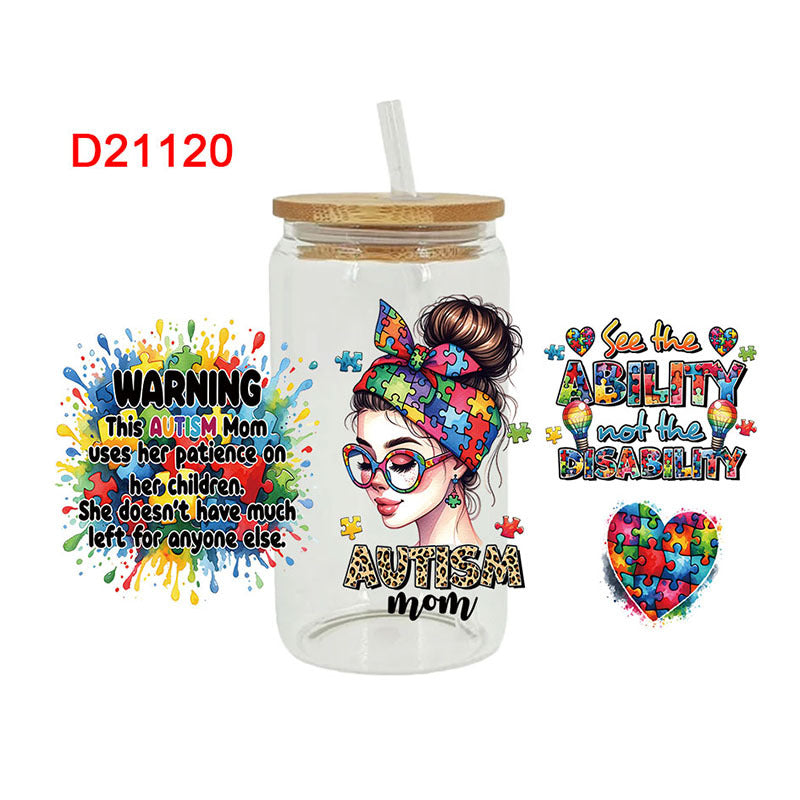 Wholesale UV Transfer Paste Glass Crystal Label Crystal Paste 16OZ UV DTF WRAPS