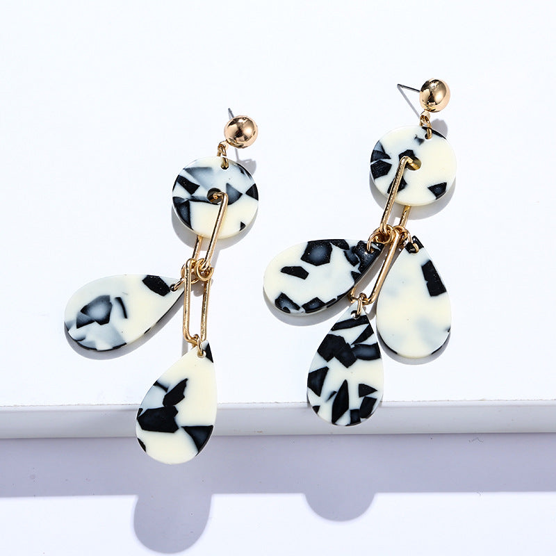 Twigs de la serie de la hoja al por mayor pendientes de flores