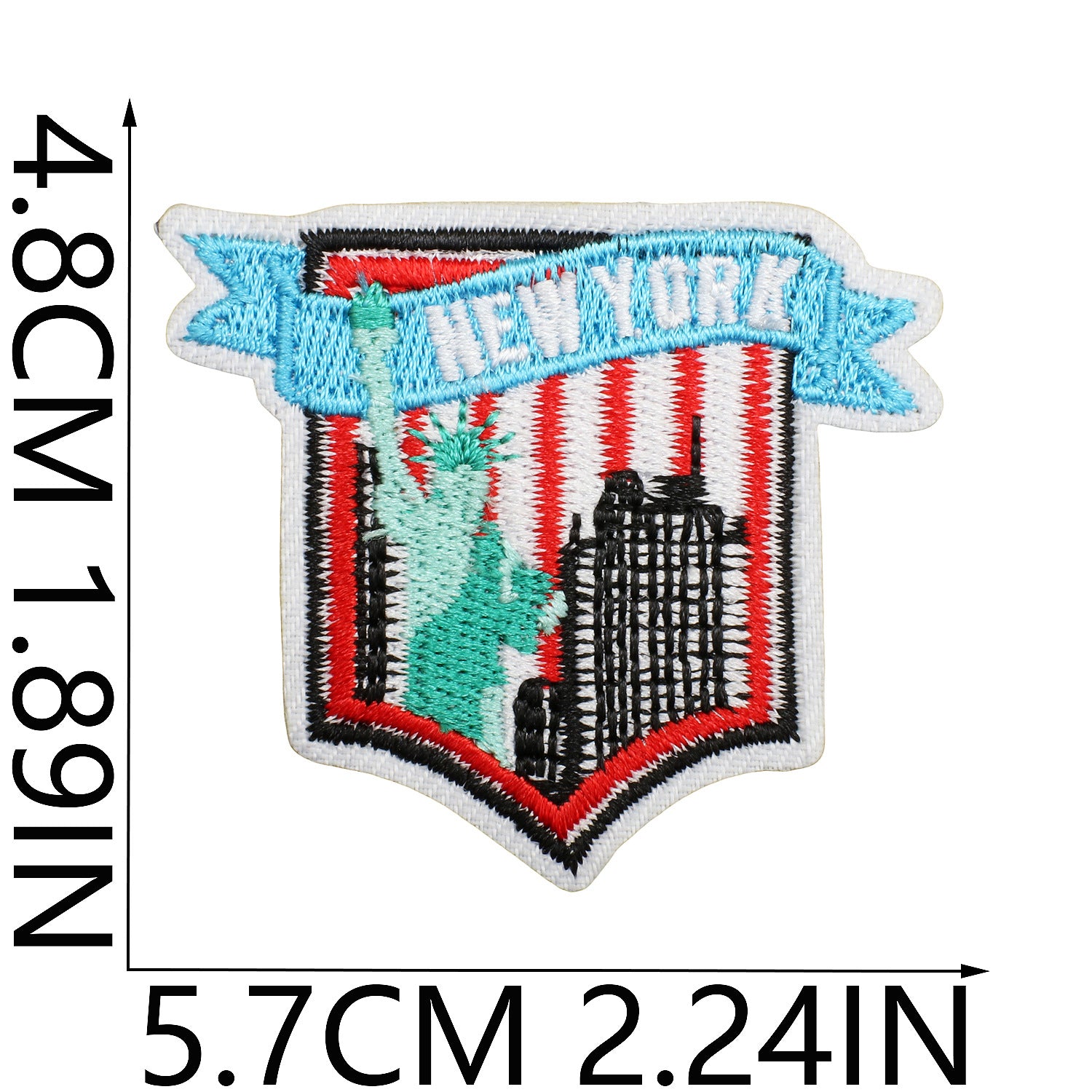 Wholesale Statue of Liberty Independence Flag Embroidery DIY Patches