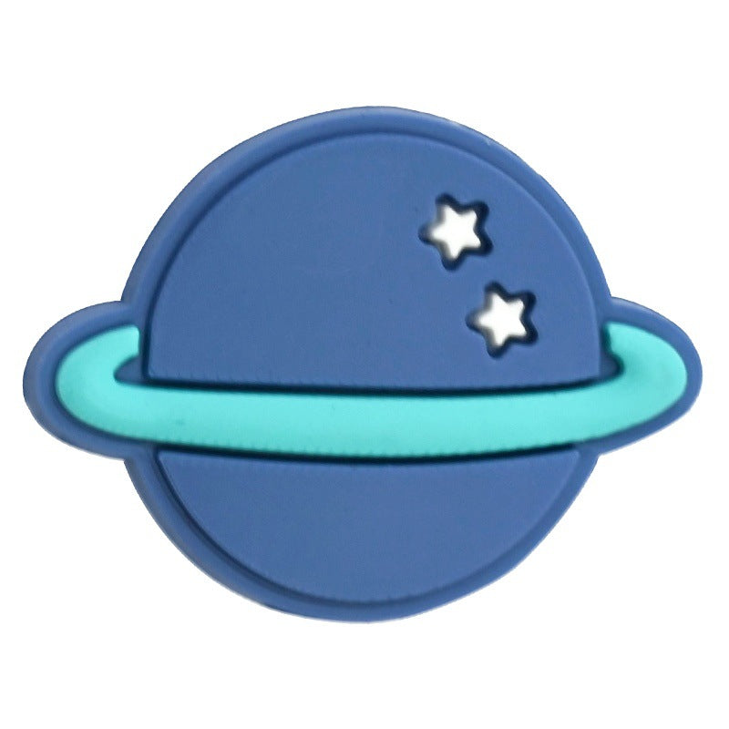 Wholesale  Random 100pcs Planet Series Soft Rubber Beads