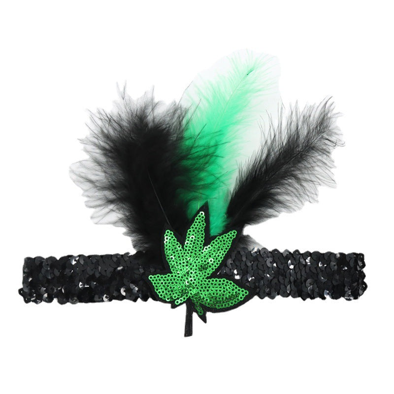 Wholesale Carnival Sequin Headbands and Feathers Headbands