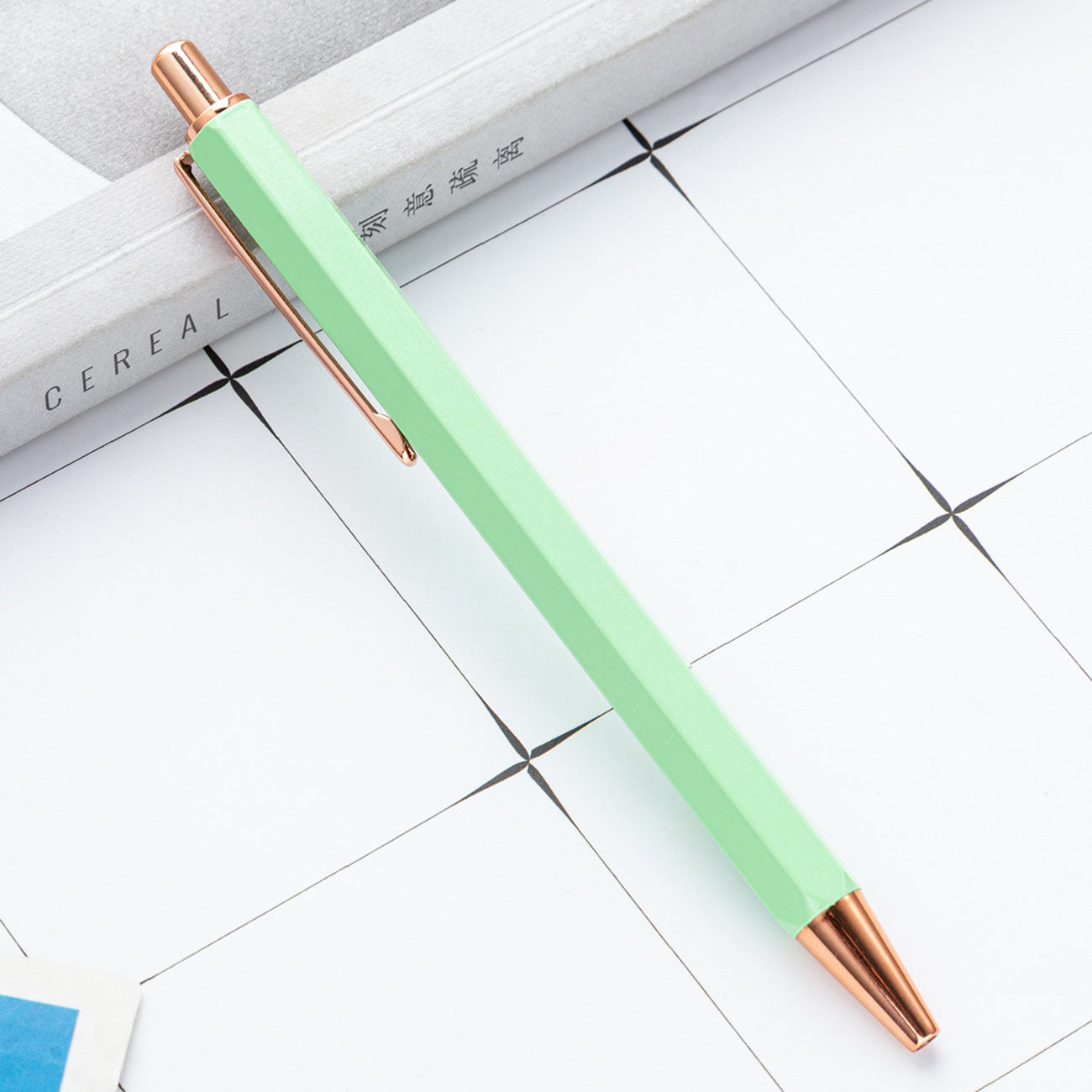Wholesale Hexagonal Push Metal Ballpoint Pen