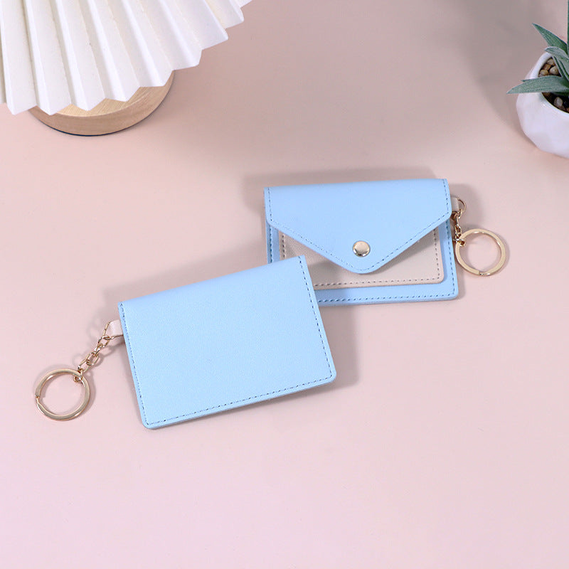 Wholesale Leather coin purse card holder multifunctional storage bag