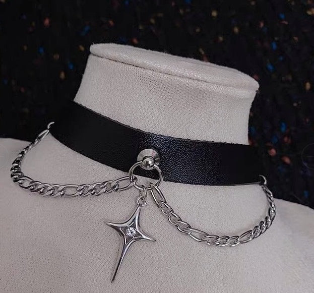 Wholesale Vintage Maillard Collar Plush Sunflower Pendant Necklace