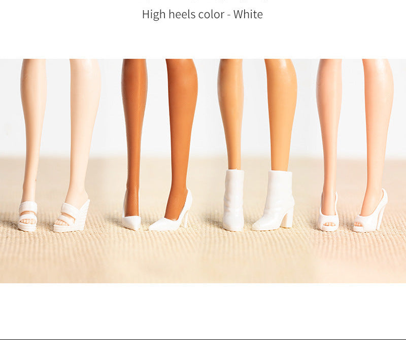 Wholesale Dolls High Heels Multi-Color Fashionable Accessories Doll clothes