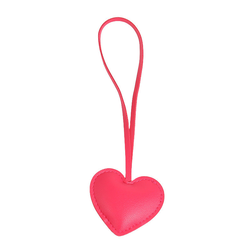 Wholesale Leather Heart-Shaped Hand Strap Keychain