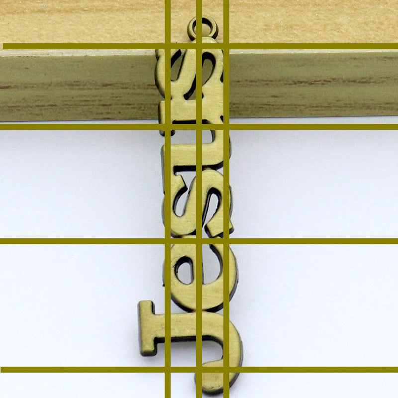 Wholesale Letter Car Bag Metal Keychain