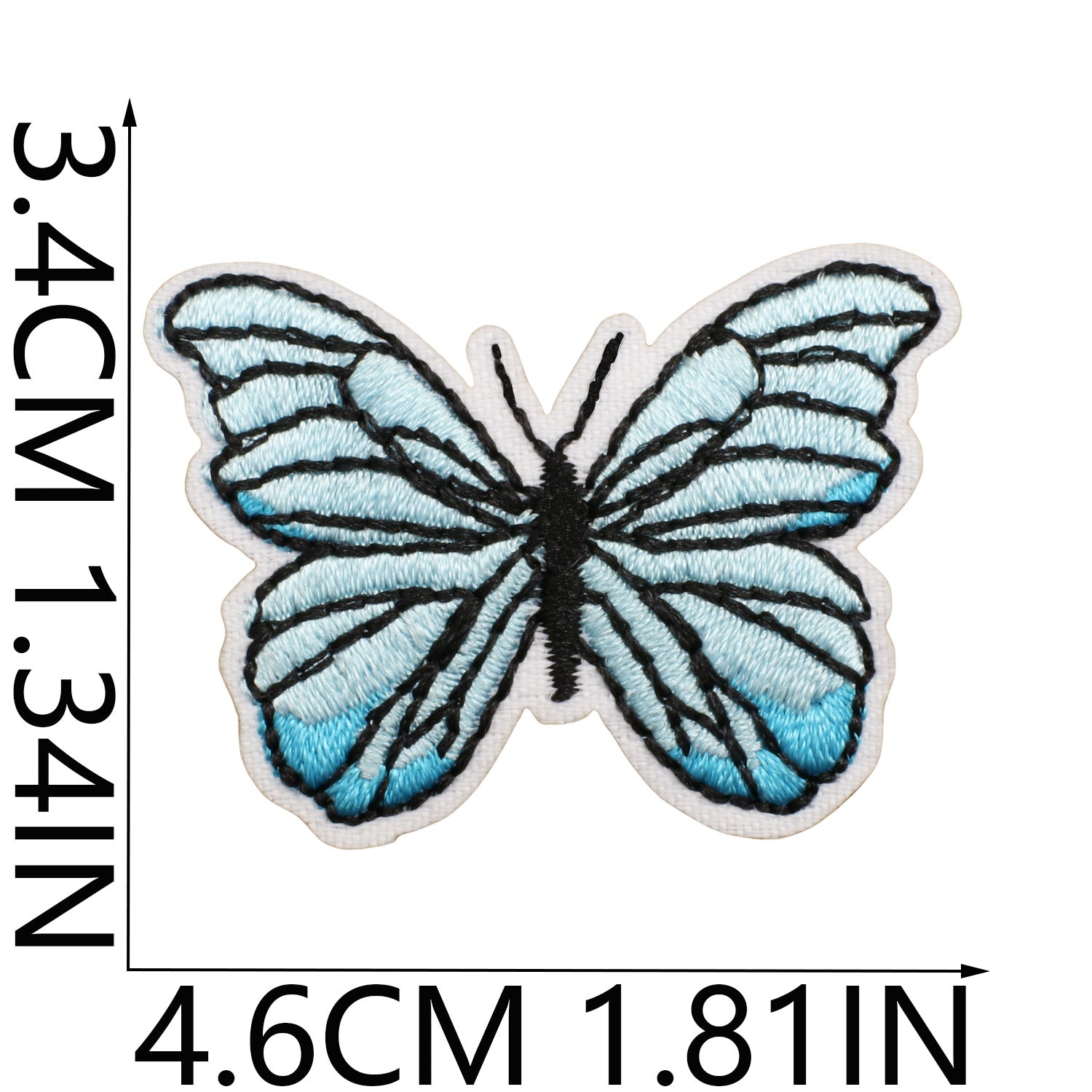 Wholesale Floral Embroidery Patch Butterfly And Bee Design Polyester Thread Clothing Decorative Accessory Everyday Gift Boutique Resale