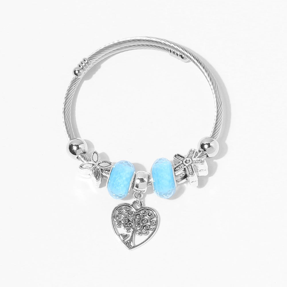 Wholesale Alloy Key Lock Pendant Bracelet