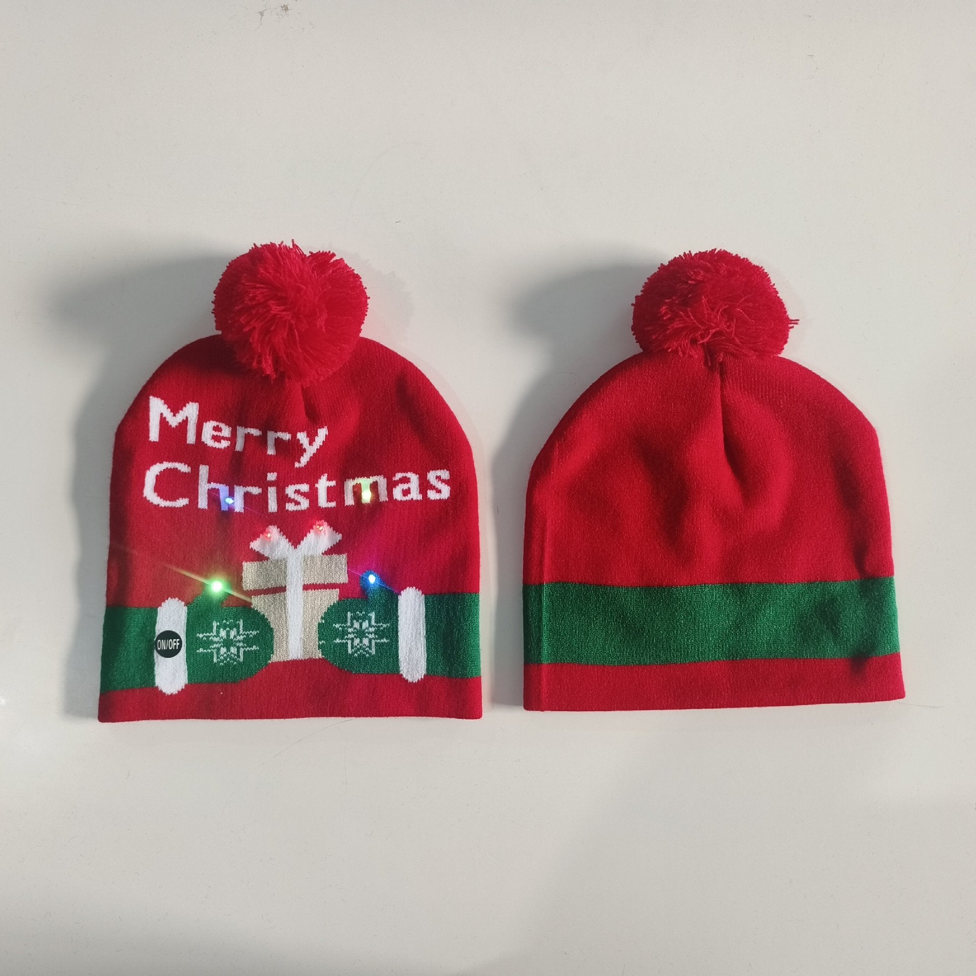 Wholesale Christmas hat  colorful woolen hat