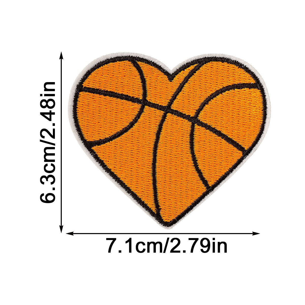 Wholesale Basketball themed embroidered patch