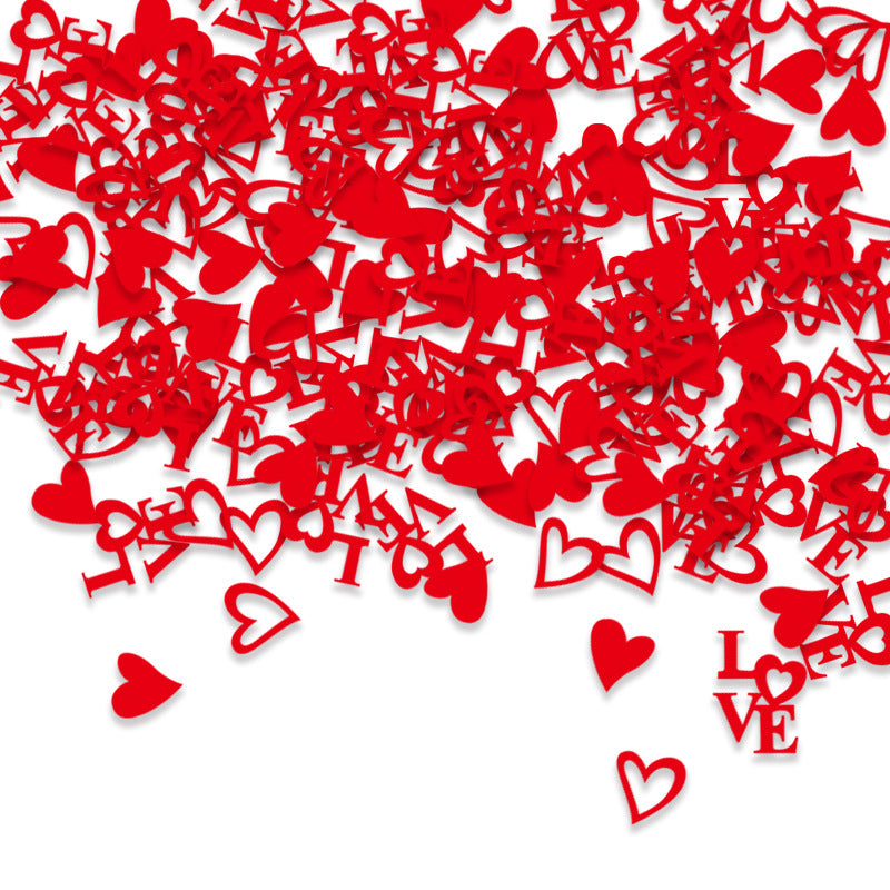 Wholesale Valentine's Day Wedding Decoration Sequin Decoration Paper Sheets