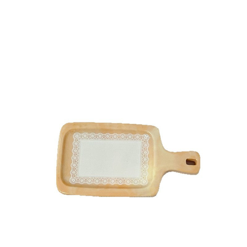 Wholesale Miniature placemats, pizza pans  trays  bread ornaments Doll Accessories