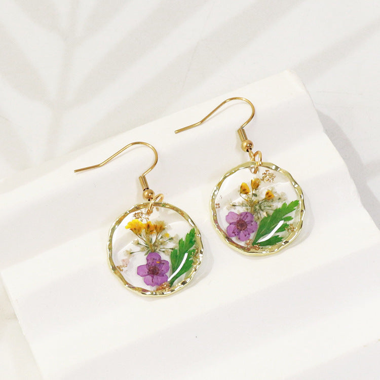 Wholesale  6pcs/pack  Moon Flower Series Earrings