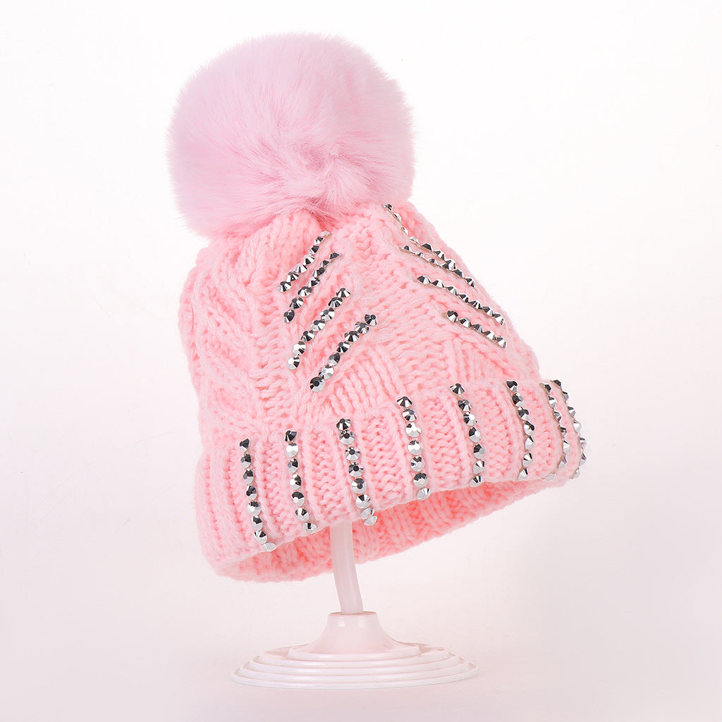 Wholesale Wool Caps with Diamond Balls