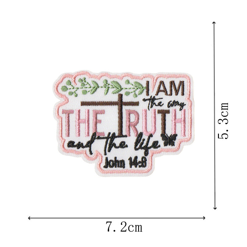 Wholesale  Bible Cloth Embroidery  DIY Patches