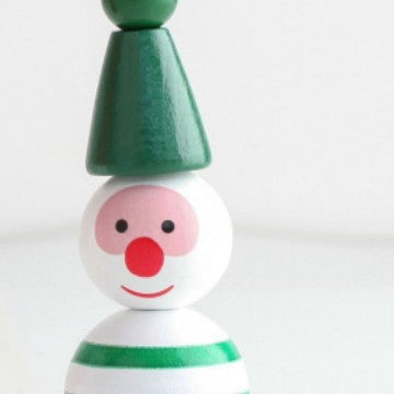 Wholesale 10pcs/ pack Christmas wooden beads doll snowman wooden beads