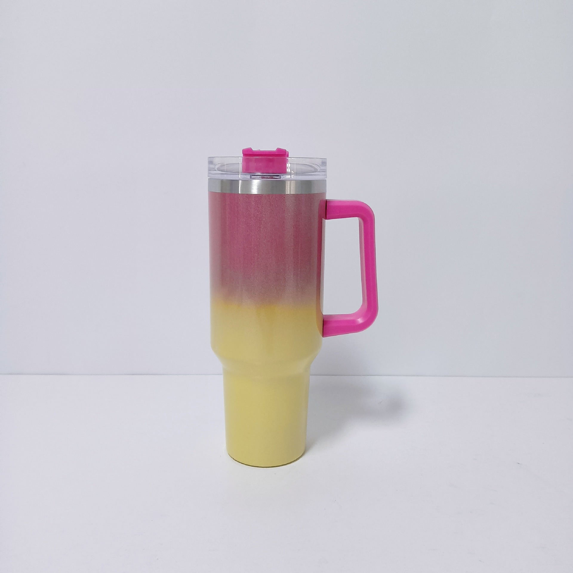 Wholesale stainless steel thermos cup 40oz car cup with handle vacuum large capacity portable sports kettle ice bully