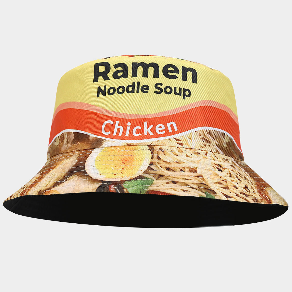 Wholesale Fashion Heat Transfer Large Pattern Double-sided Sun Visor Bucket Hat