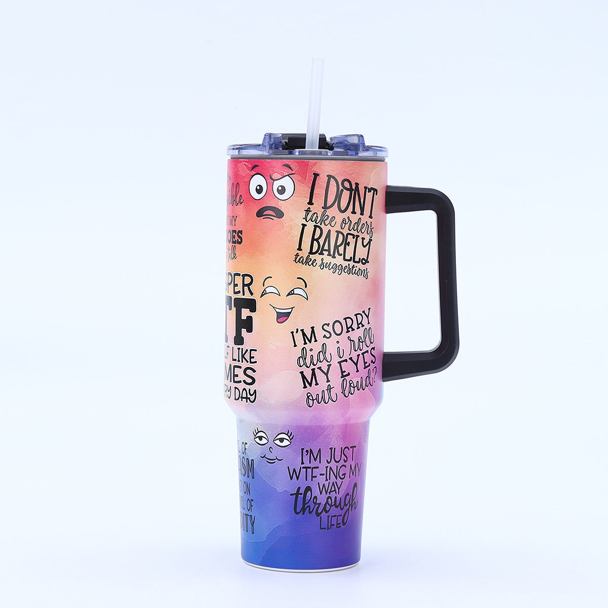 Wholesale Tumbler Large Capacity Cartoon Ice Cup Stainless Steel Outdoor 40oz Thermos Cup