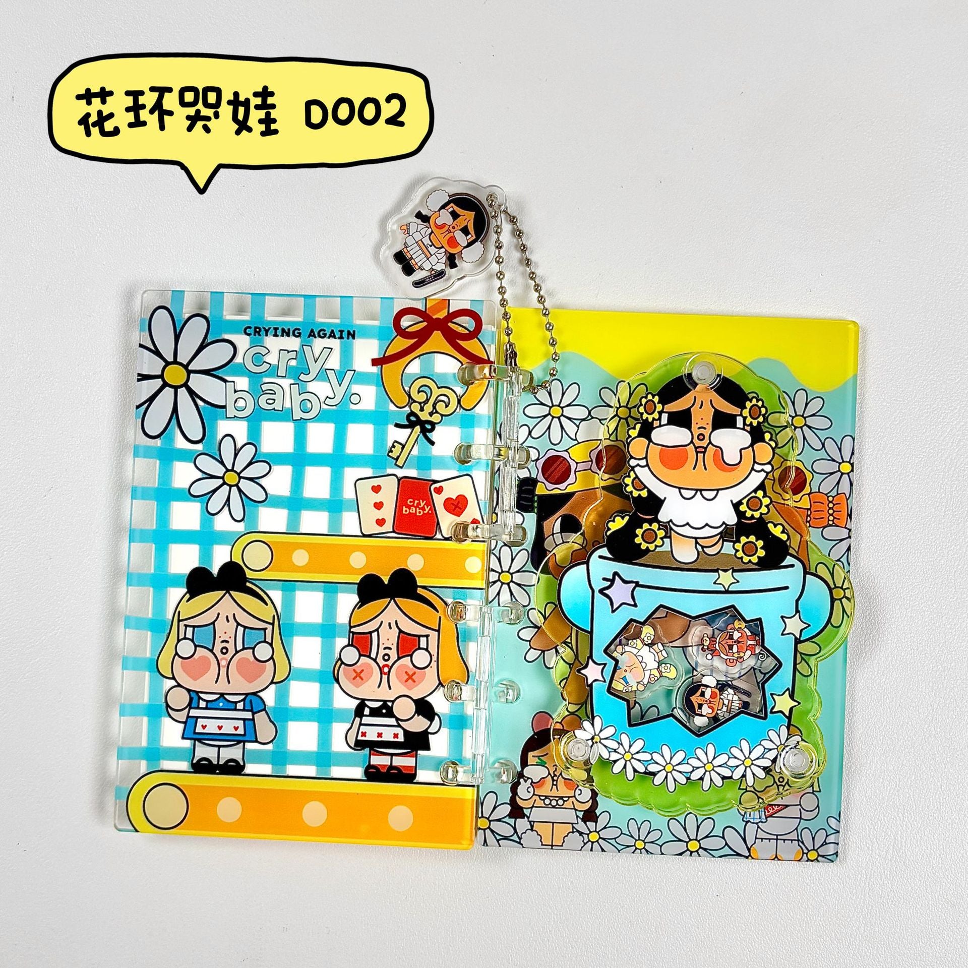 Wholesale A7 acrylic shaker notebook