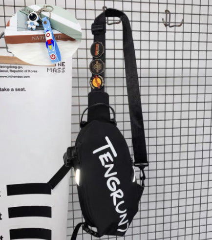 Wholesale Messenger bag sports waist bag casual fashion shoulder bag student personality small cross bag chest bag