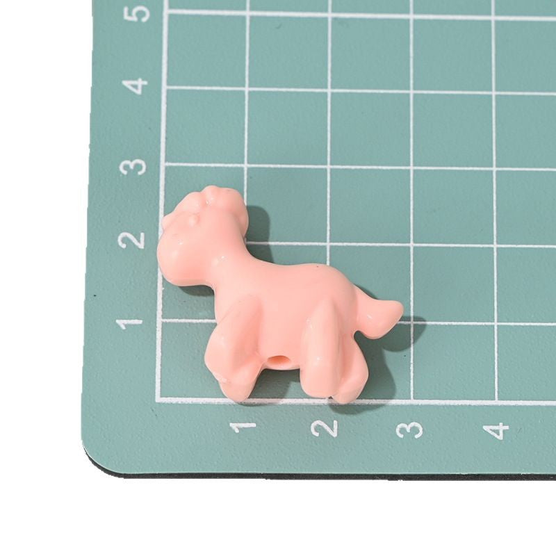 Wholesale 10pcs/pack  Macaron colored foal animal beads Acrylic Beads
