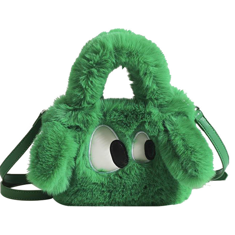 Wholesale Cute Cartoon Puppy Plush Hand Shoulder Bag