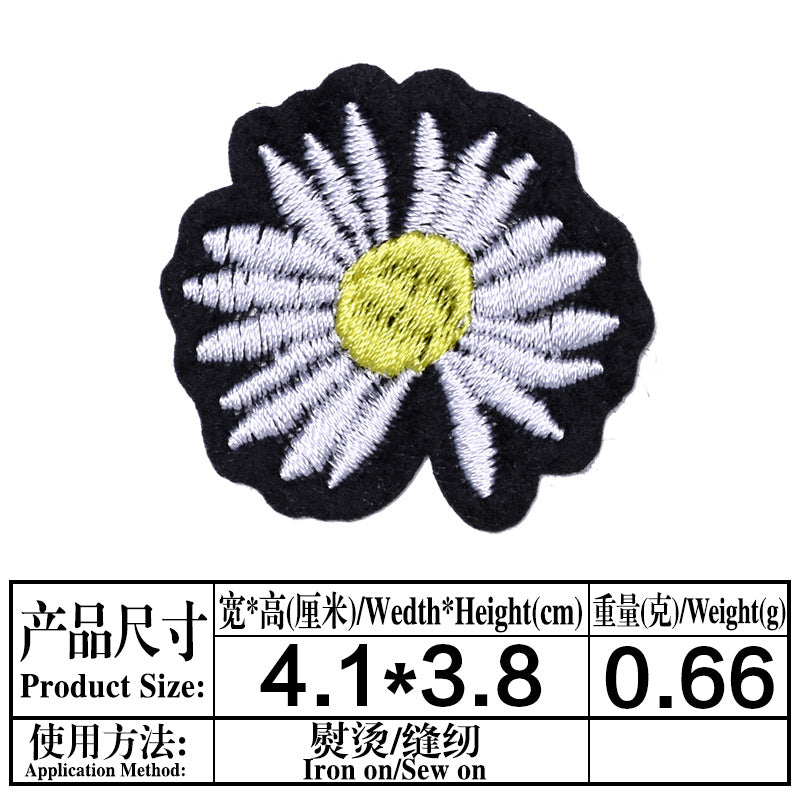 Wholesale Trendy Embroidery Patches Cloth Applique For Clothing Shoes Bags DIY Decorative Accent