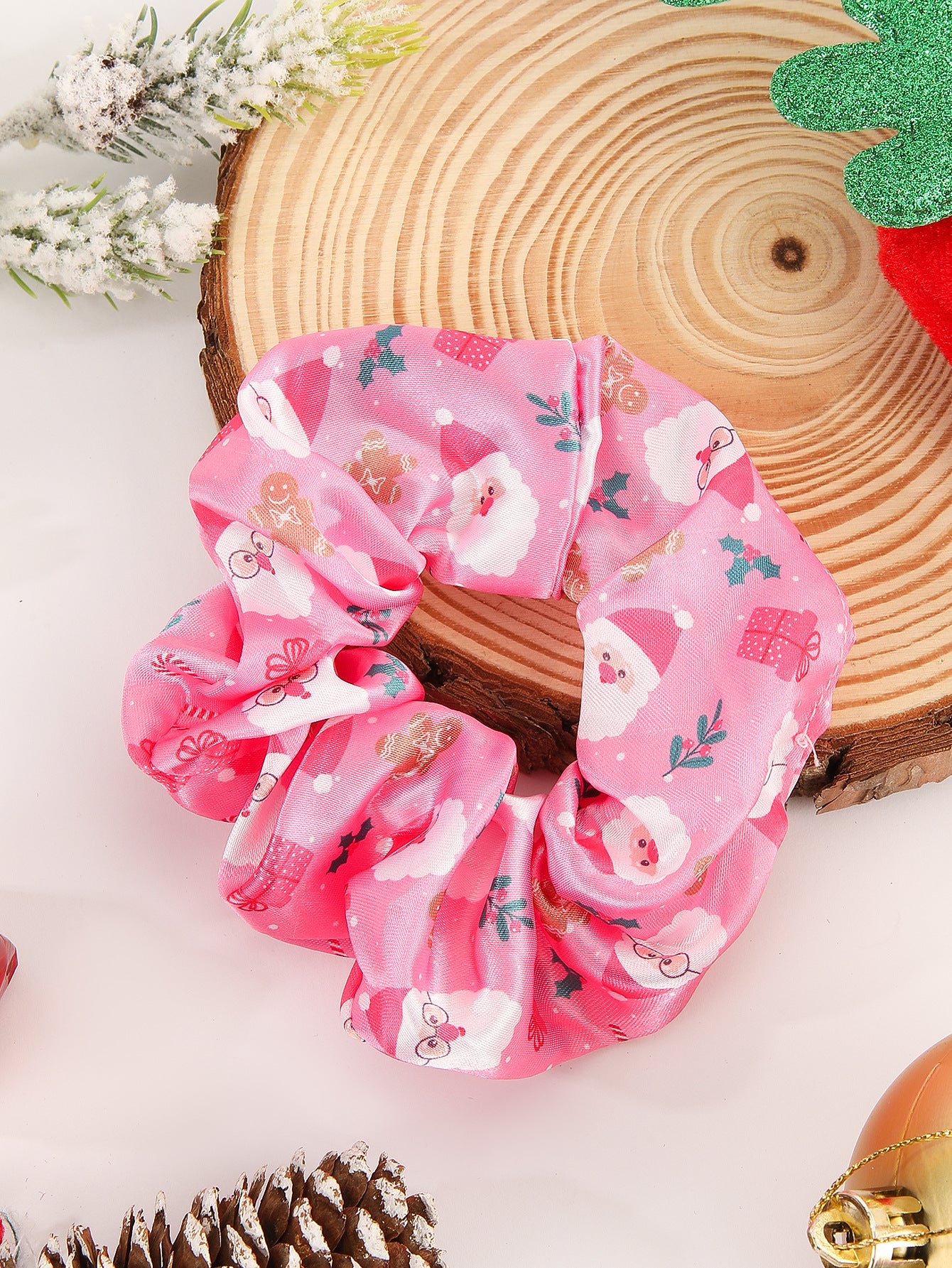 Wholesale Santa Claus Reindeer Christmas Tree Snowflake Snowman Hair Scrunchies