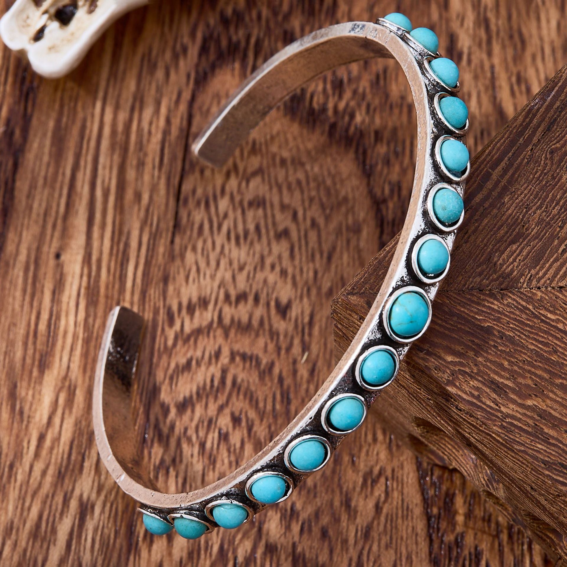 Wholesale Bohemian Open Set Turquoise Bracelet