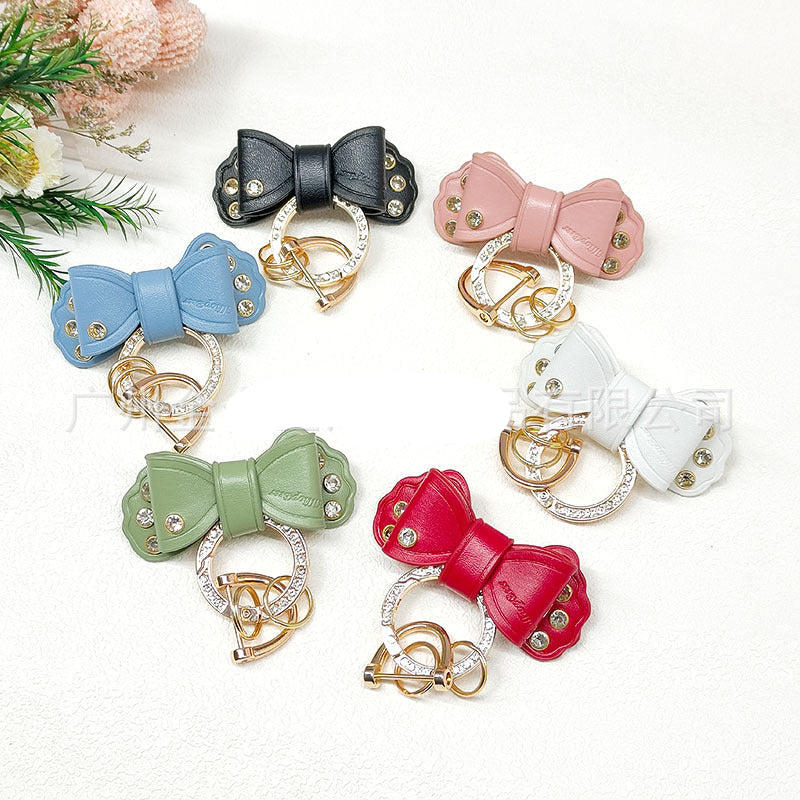 Wholesale 20pcs Diamond Butterfly Car Keychain