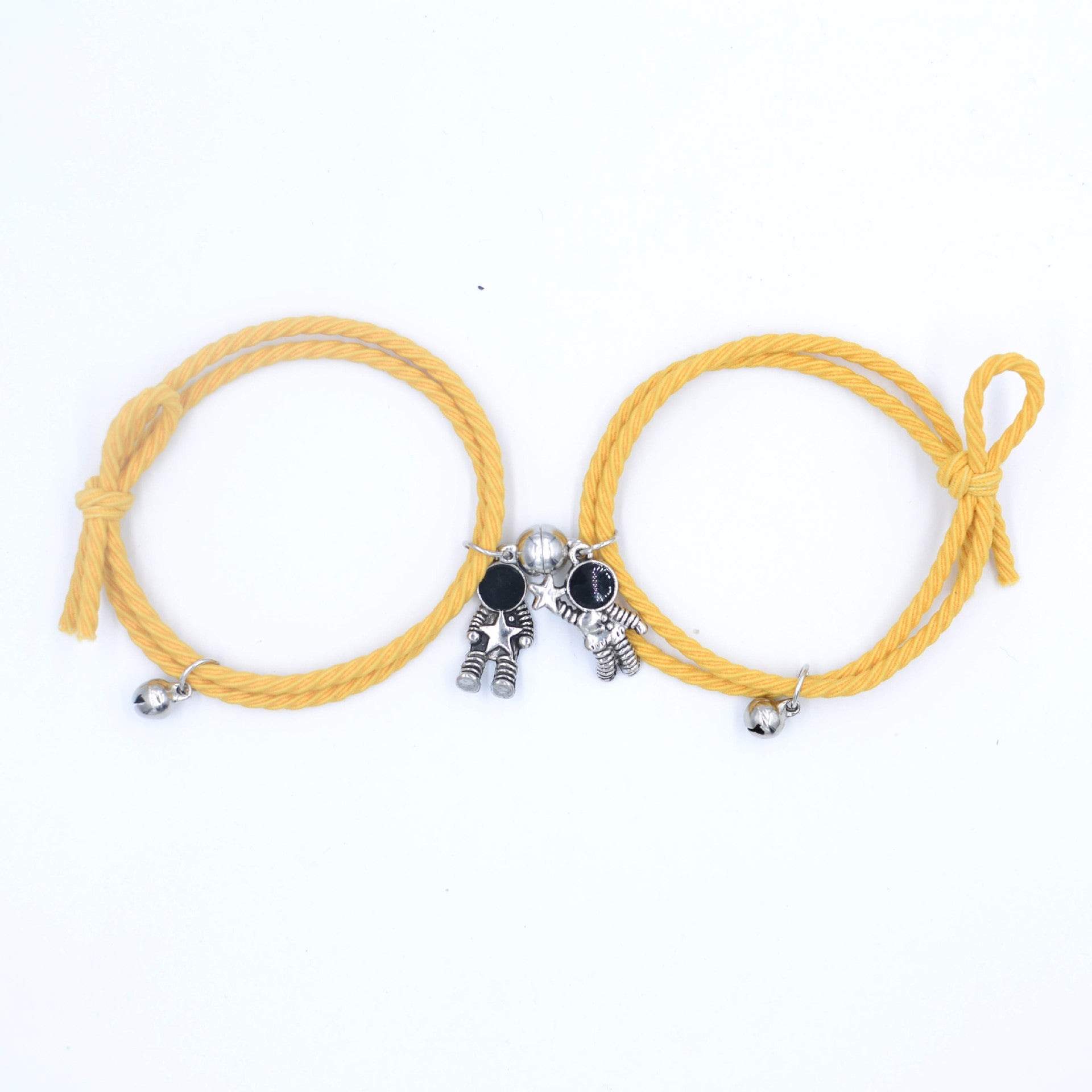 Wholesale Cute astronaut couple elastic thread bracelet