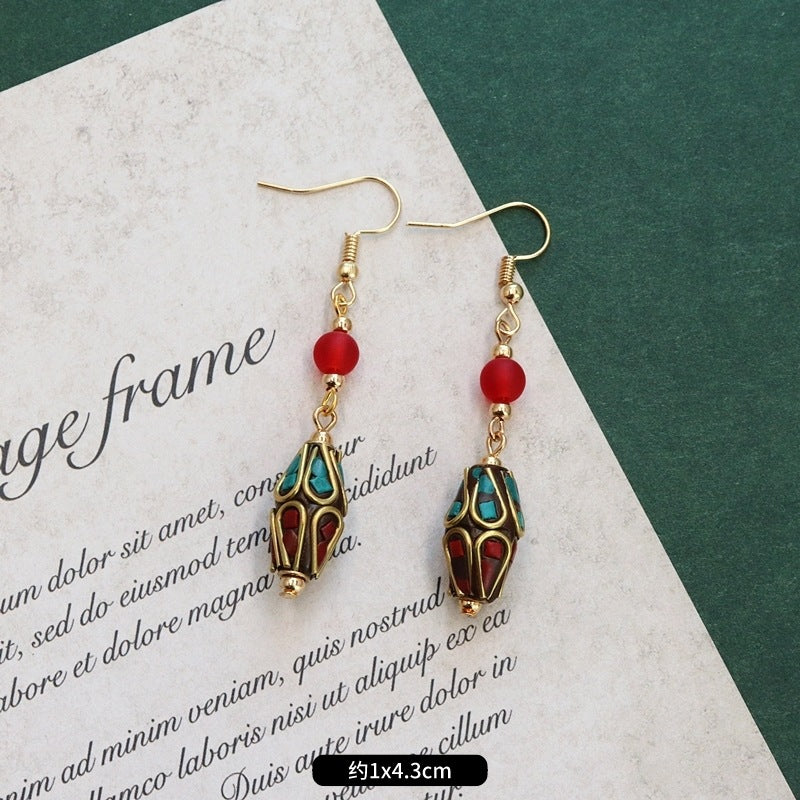 Wholesale Nepal Minimalist Alloy Earrings