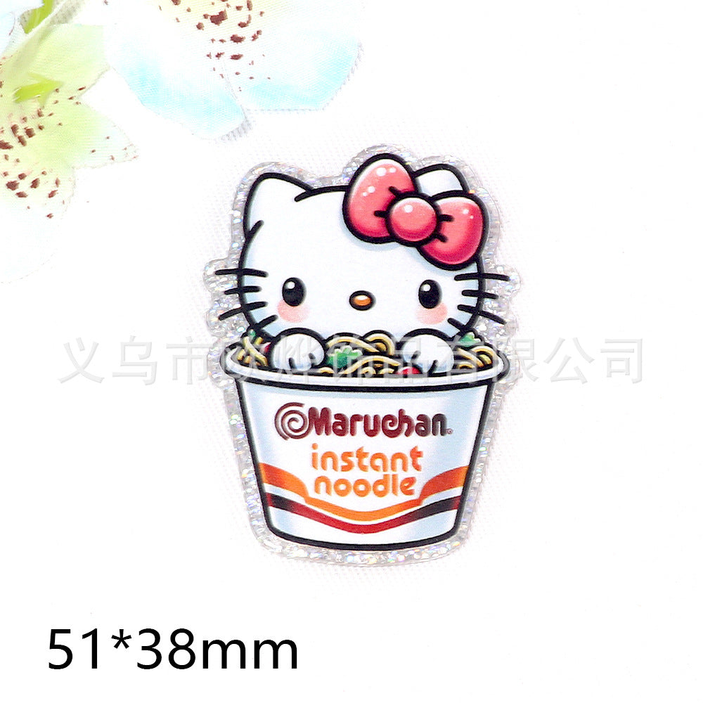 Wholesale 10pcs/pack cartoon rabbit bear acrylic cuteDIY Flatback OLY Exclusive