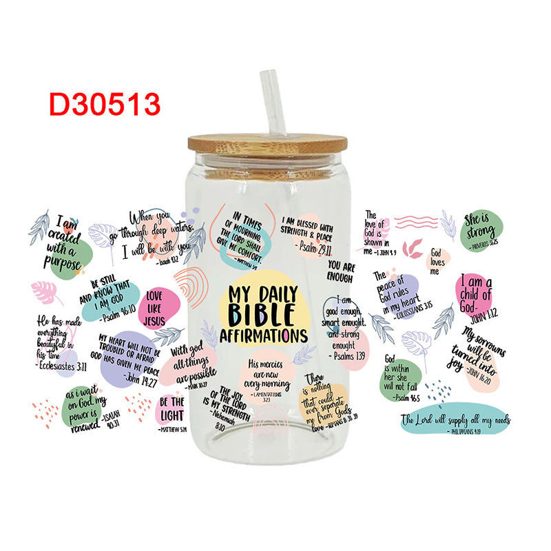 Wholesale UV Transfer Paste Glass Crystal Label Crystal Paste 16OZ UV DTF WRAPS