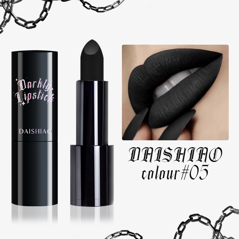 Wholesale Wholesale Halloween Waterproof Long Lasting Matte Black Lipstick