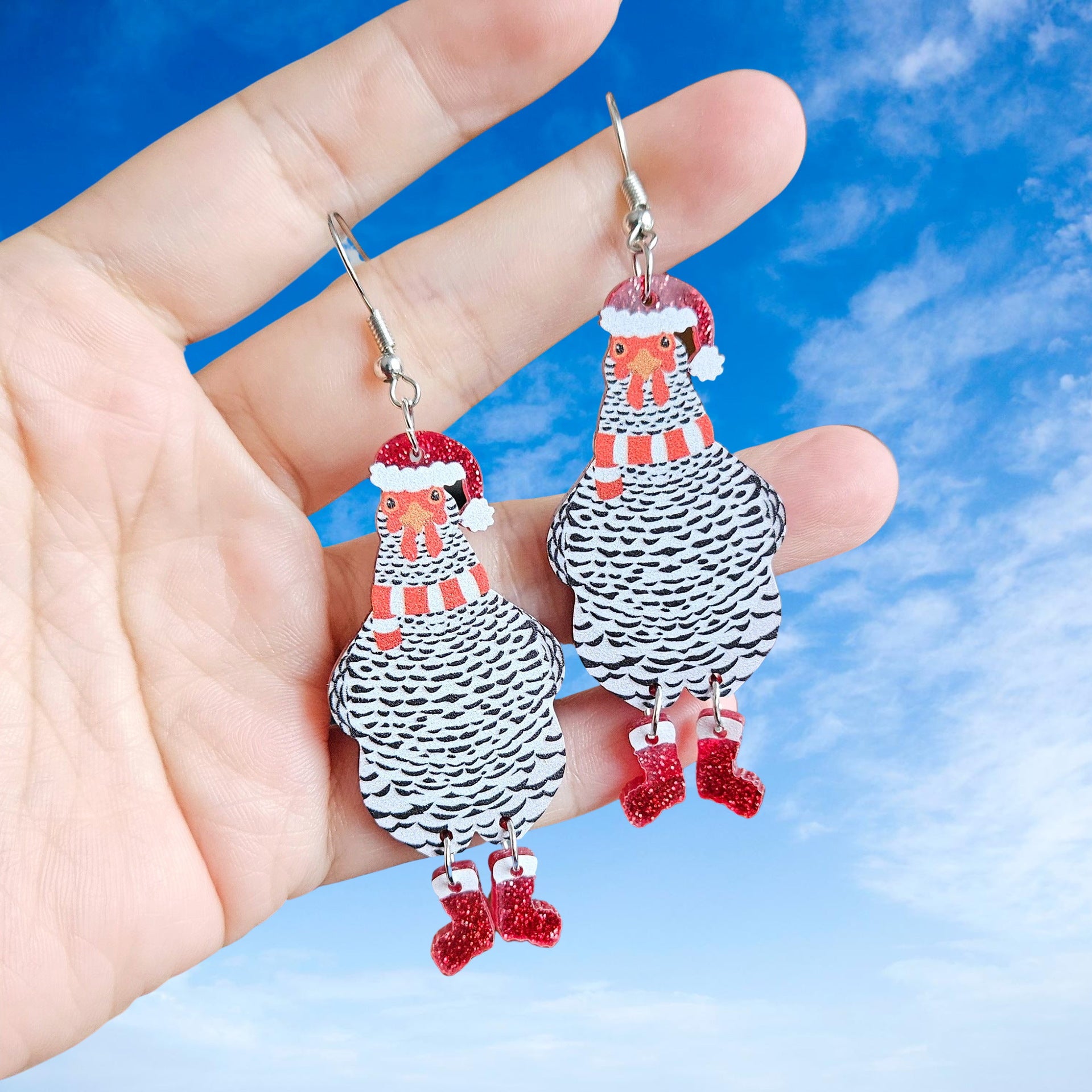 Wholesale Christmas hats and animal earrings