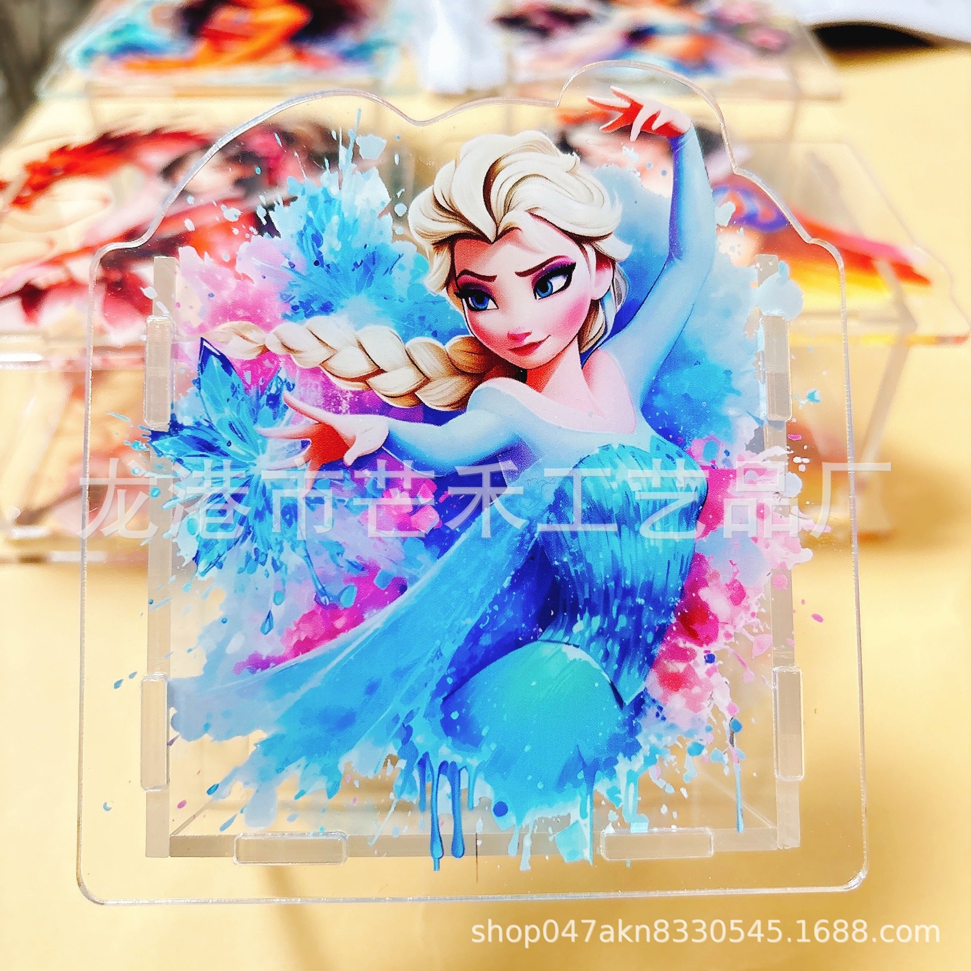 Wholesale  Acrylic Pen Holder Popular Pen Box Creative Gift Stationery Student 10cm