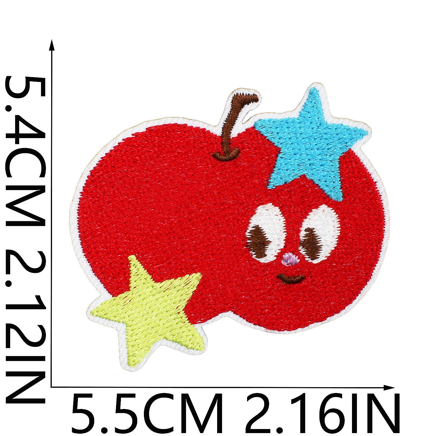 Wholesale Cartoon Apple Embroidered Fabric Patch Apple Cake Patch
