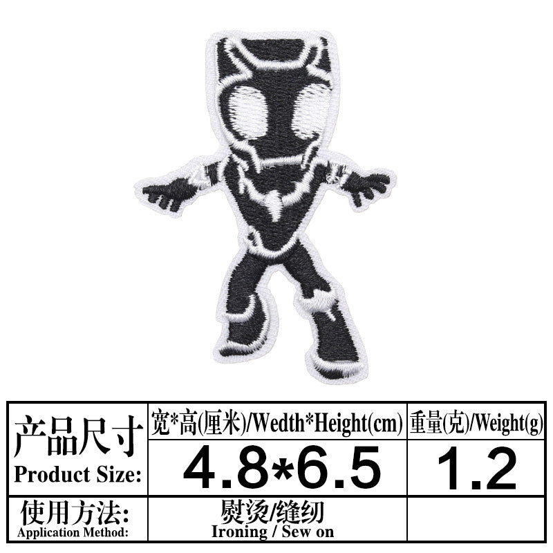 Wholesale Cartoon Embroidered Patches Set 20 Styles Twill Applique For Clothing Coat Bag Decor Boutique Resale Accessory OLY Exclusive